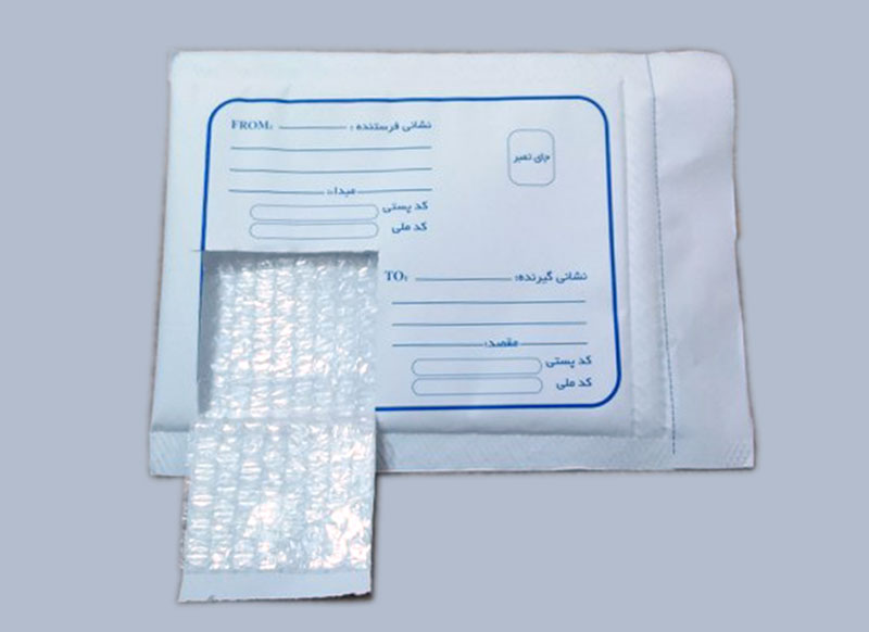 نایلون حبابدار پاکت پست